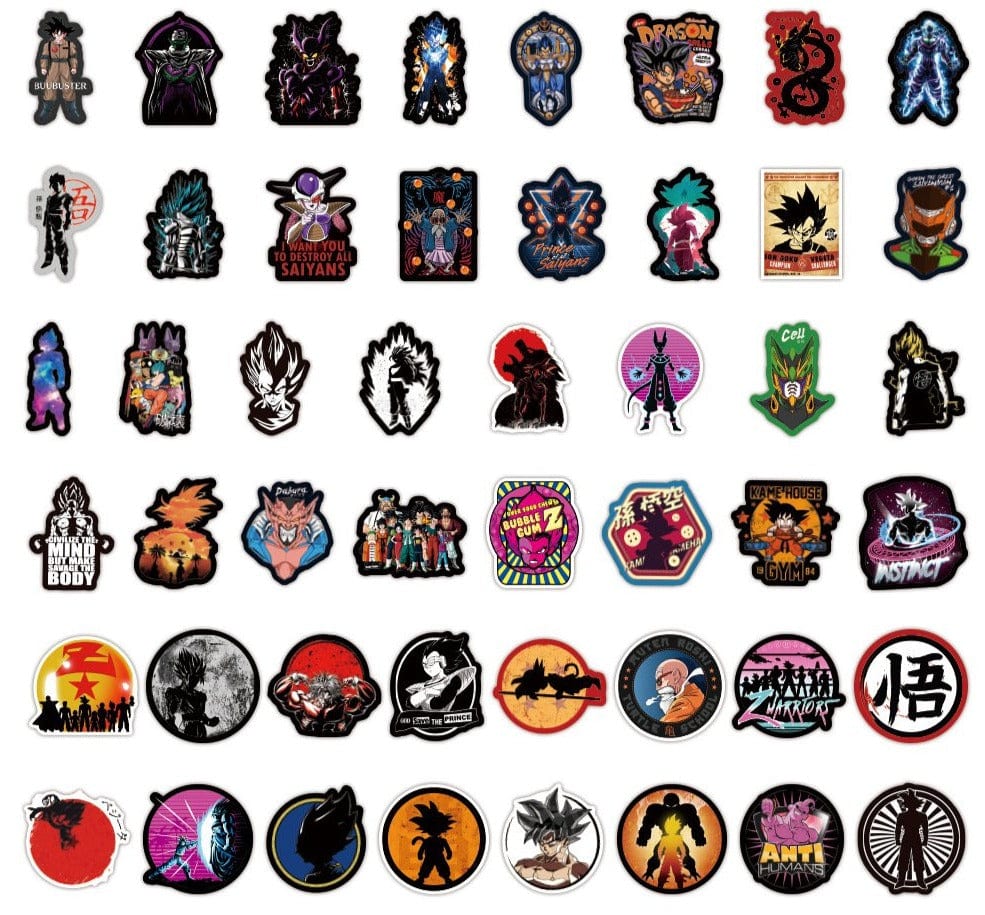 DBZ Stickers Stickers Mania