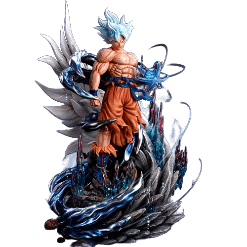 Figurine Collector en Résine <br> Sangoku Ultra Instinct Stickers Mania
