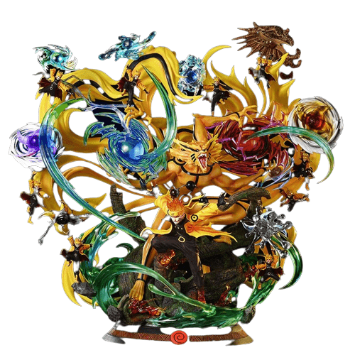 Figurine Collector en Resine Naruto Mode Ermite Stickers Mania