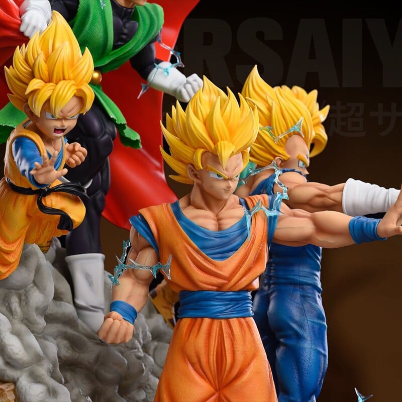 Figurine Collector en Résine Union des Saiyans Stickers Mania