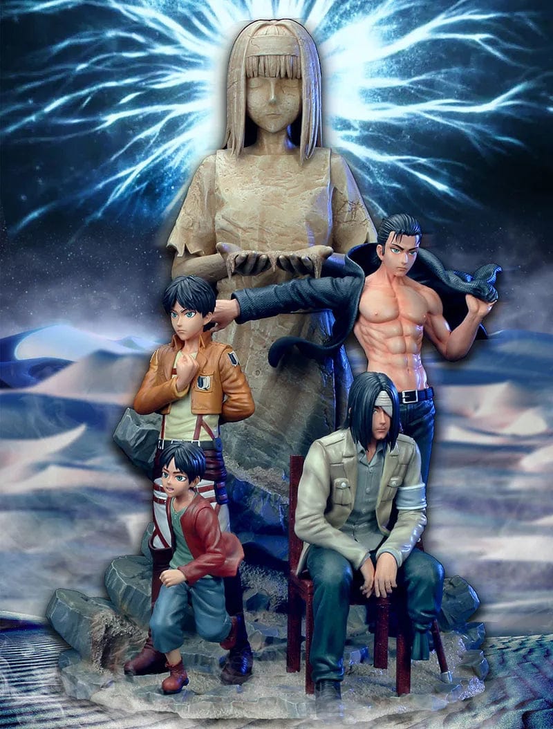 Figurine Édition Limitée en Resine Eren Ymir Stickers Mania