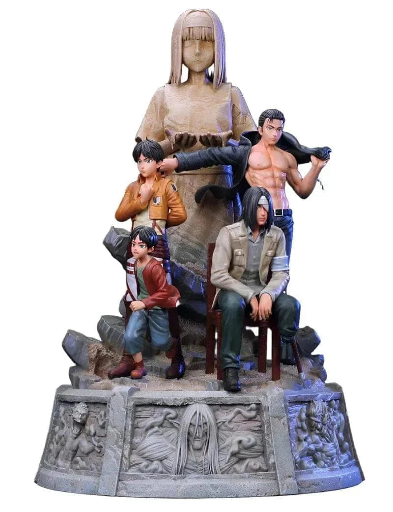 Figurine Édition Limitée en Resine Eren Ymir Stickers Mania