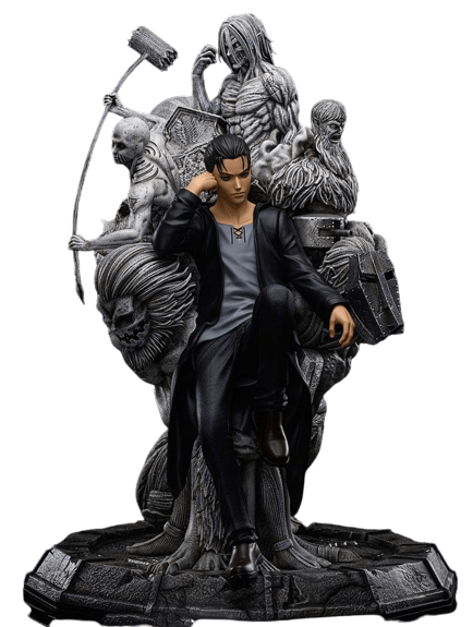 Figurine SNK Collector en Resine Eren Saison 4 Stickers Mania