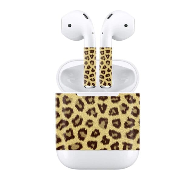 Stickers Airpods Léopard Jaune Stickers Mania