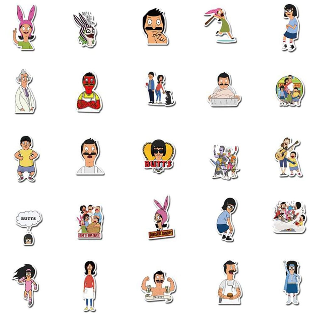 Stickers Bob's Burger Stickers Mania