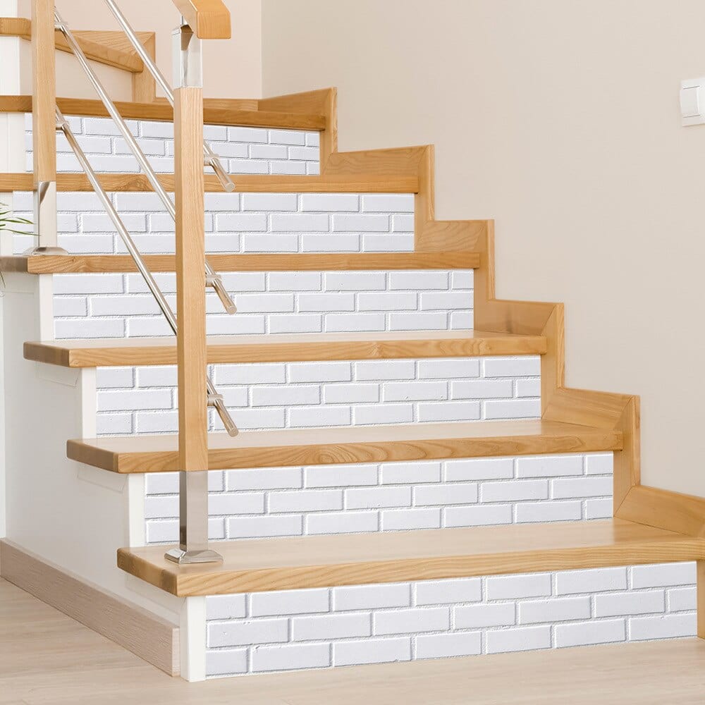 Stickers Contremarche Escalier Blanc Stickers Mania