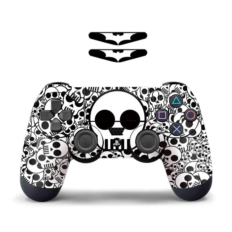 Stickers Manette PS4 Tête de Mort Stickers Mania