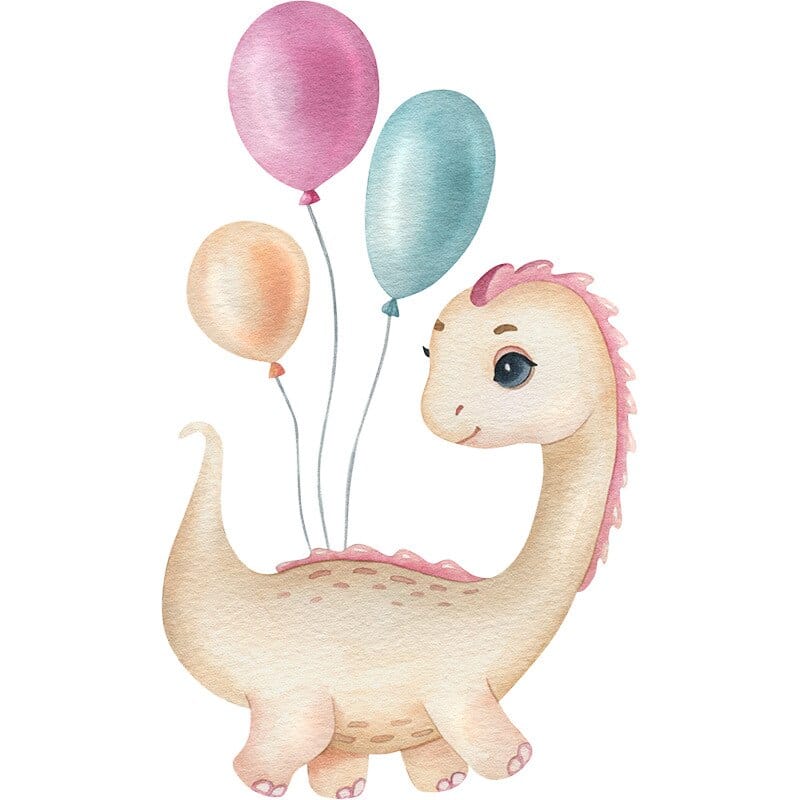 Stickers Muraux Chambre Fille Dinosaures 3 Stickers Mania