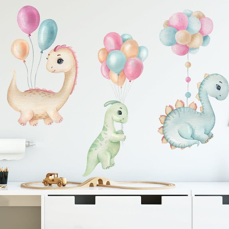 Stickers Muraux Chambre Fille Dinosaures Stickers Mania