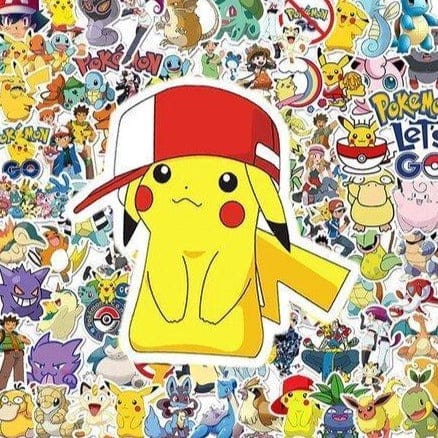 Stickers Pokémon (Pack de 100) Stickers Mania