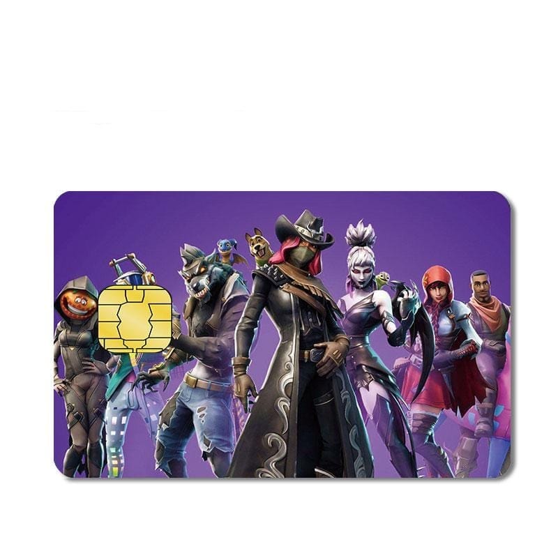 Autocollant Carte Bancaire Fortnite Royaume Manga