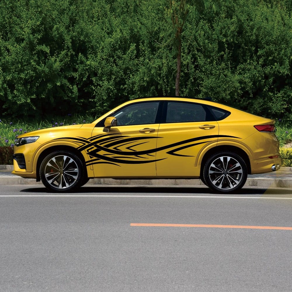 Autocollant Voiture de Sport Royaume Manga