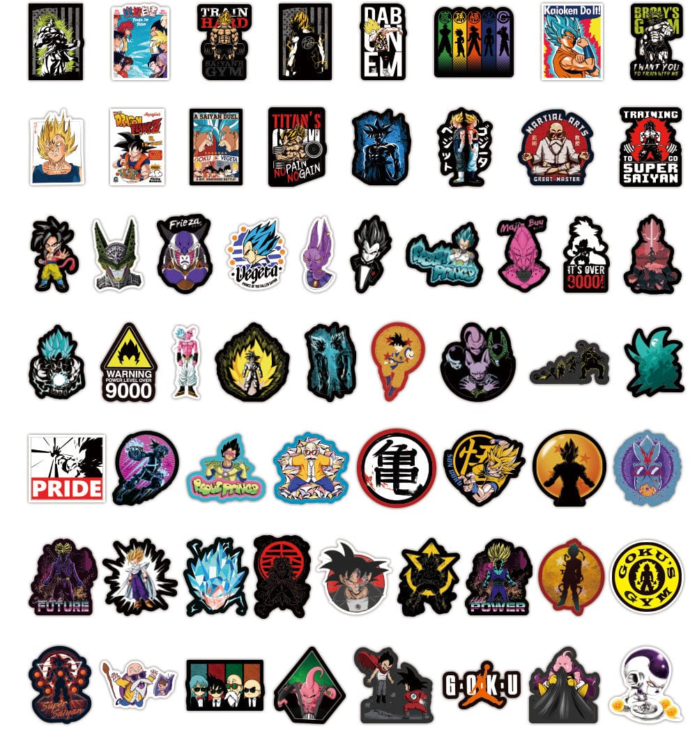 DBZ Stickers Stickers Mania