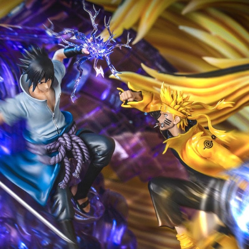 Figurine Collector en Resine Naruto et Sasuke