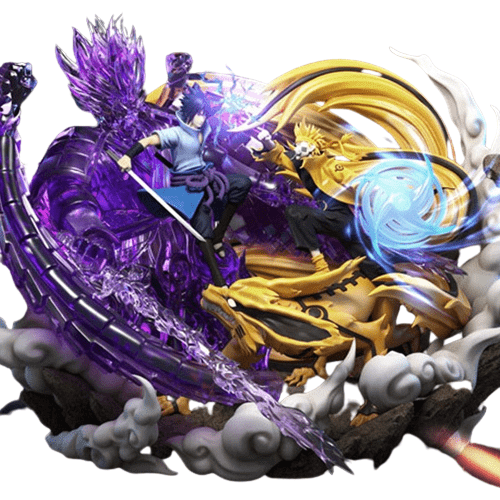 Figurine Collector en Resine Naruto et Sasuke