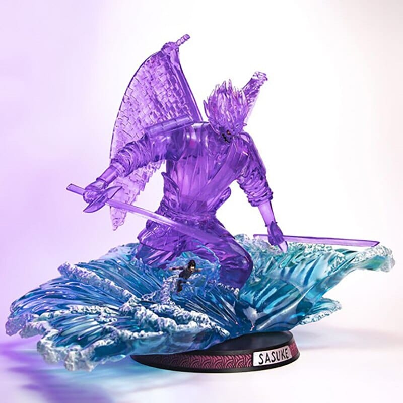 Figurine Collector en Resine Naruto vs Sasuke Stickers Mania
