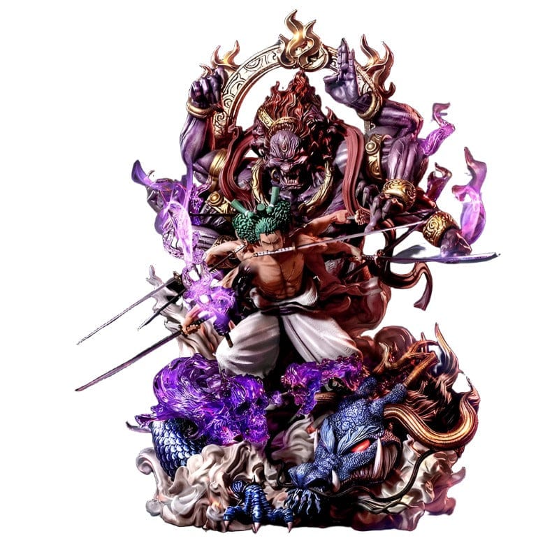 Figurine Collector en Resine One Piece Zoro Stickers Mania