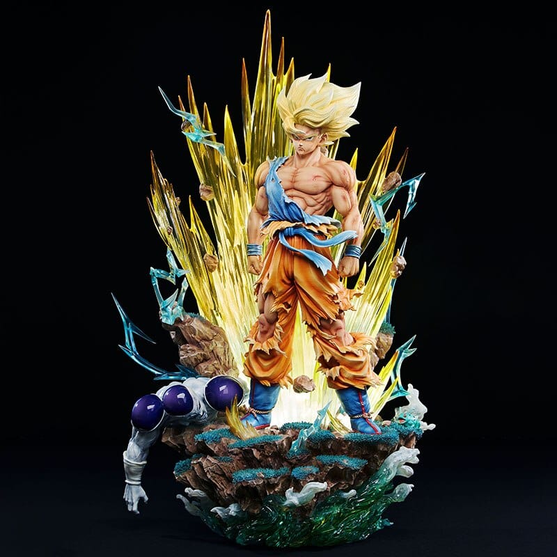 Figurine Collector en Resine Sangoku vs Freezer