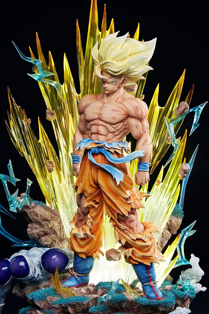 Figurine Collector en Resine Sangoku vs Freezer Stickers Mania