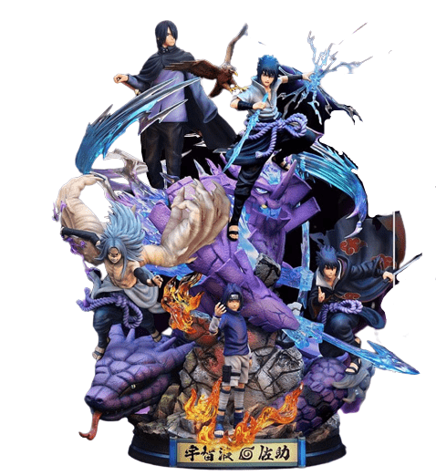 Figurine Collector en Résine Sasuke Stickers Mania