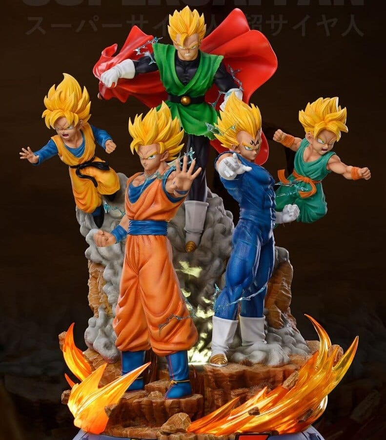 Figurine Collector en Résine Union des Saiyans Stickers Mania