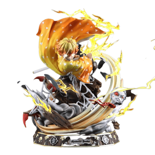 Figurine Collector en Resine Zenitsu Frappe Foudroyante