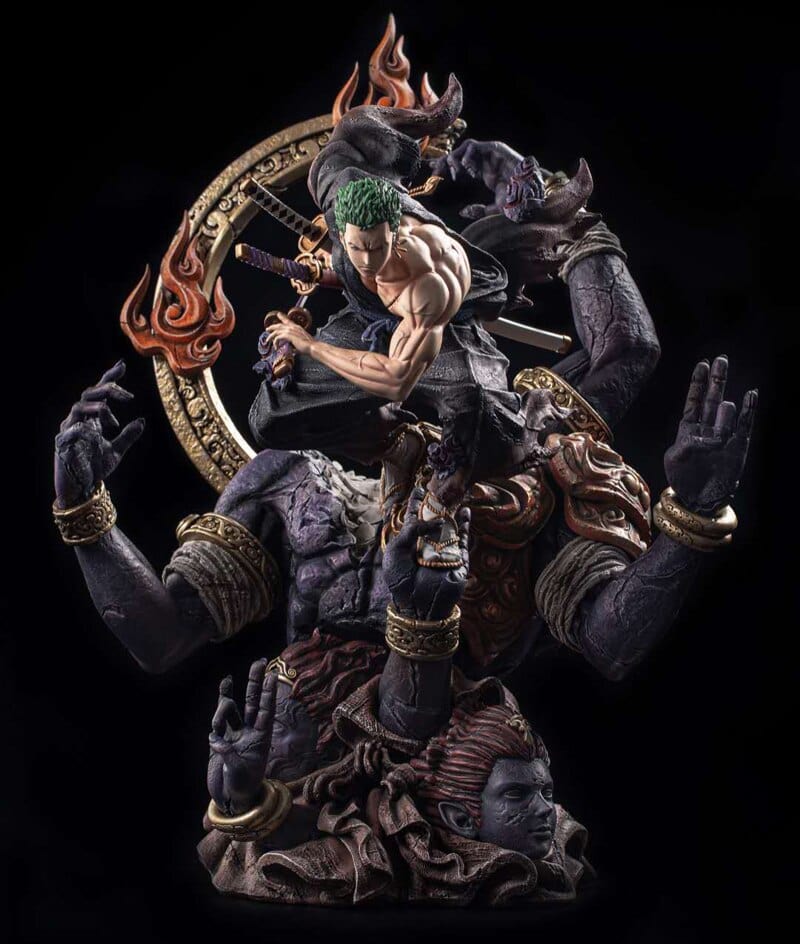 Figurine Collector en Resine Zoro Stickers Mania