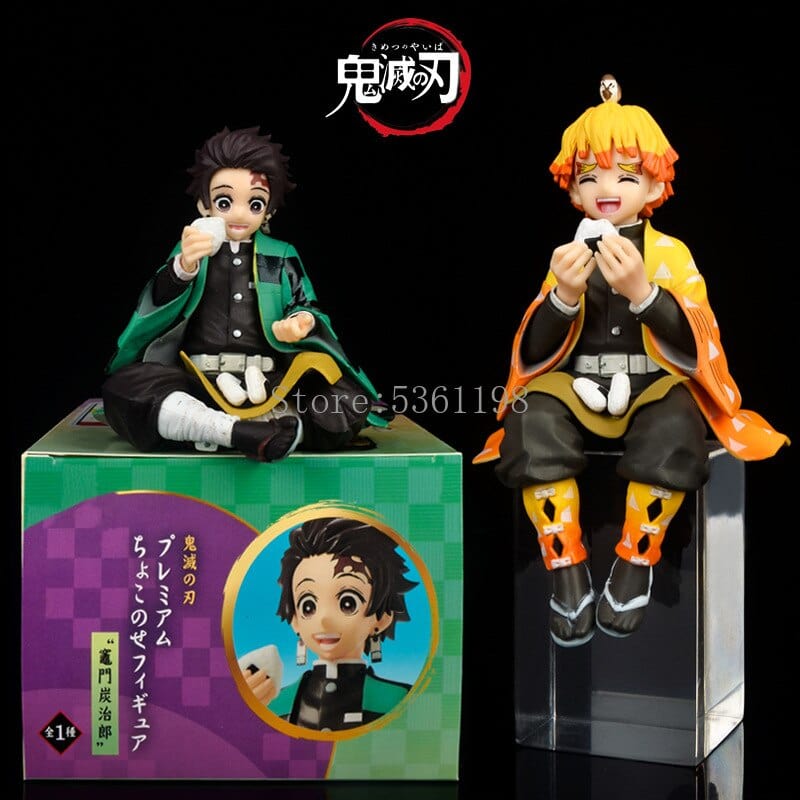 Figurine Demon Slayer Zenitsu 10 cm Stickers Mania