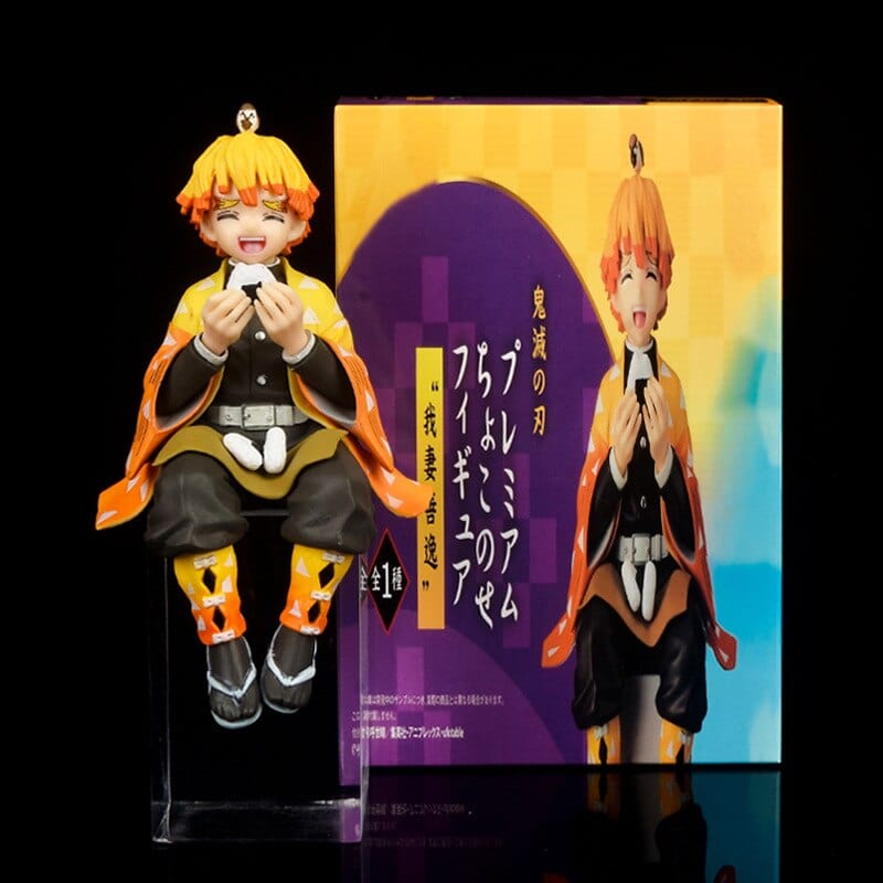 Figurine Demon Slayer Zenitsu 10 cm Stickers Mania