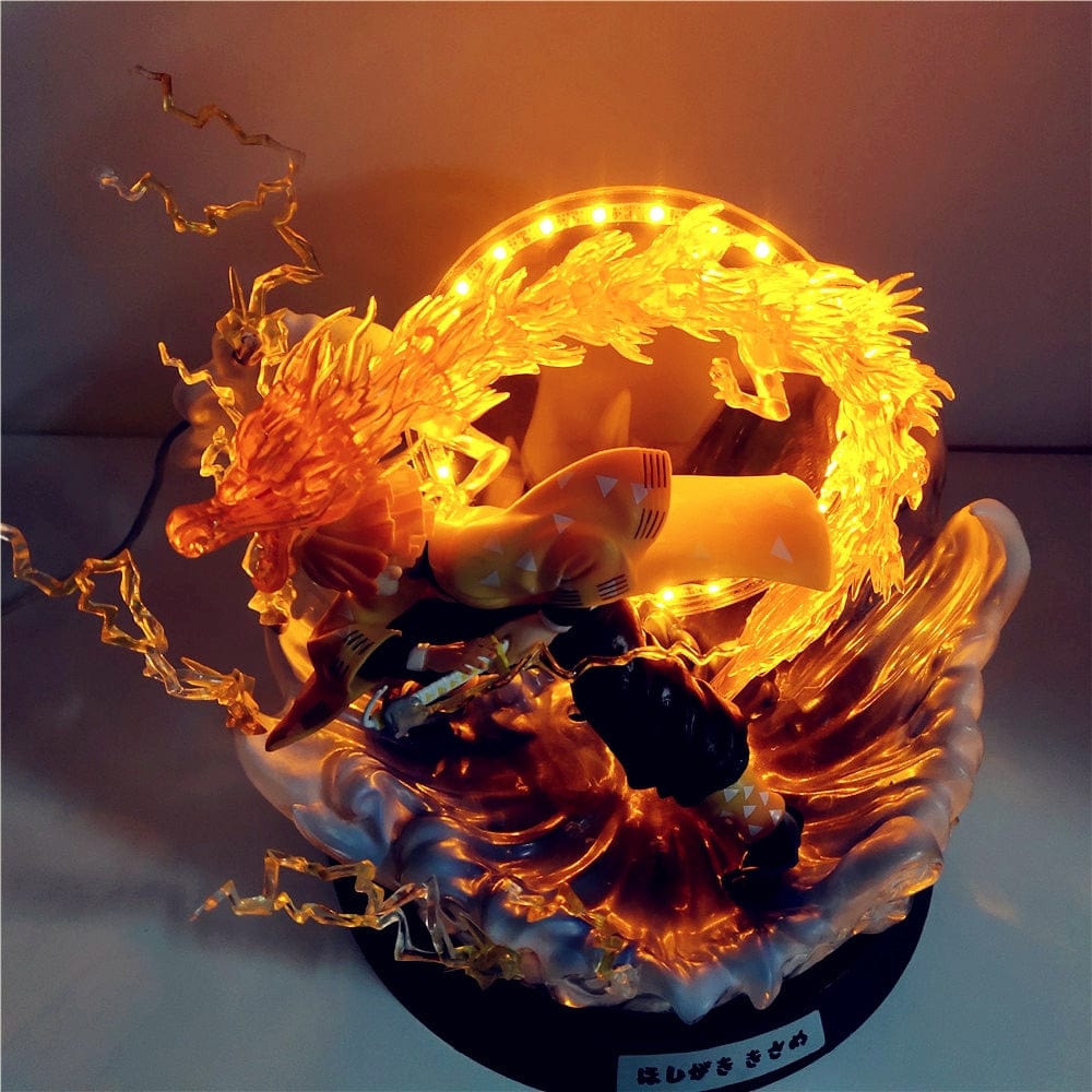 Figurine Demon Slayer Zenitsu LED Stickers Mania