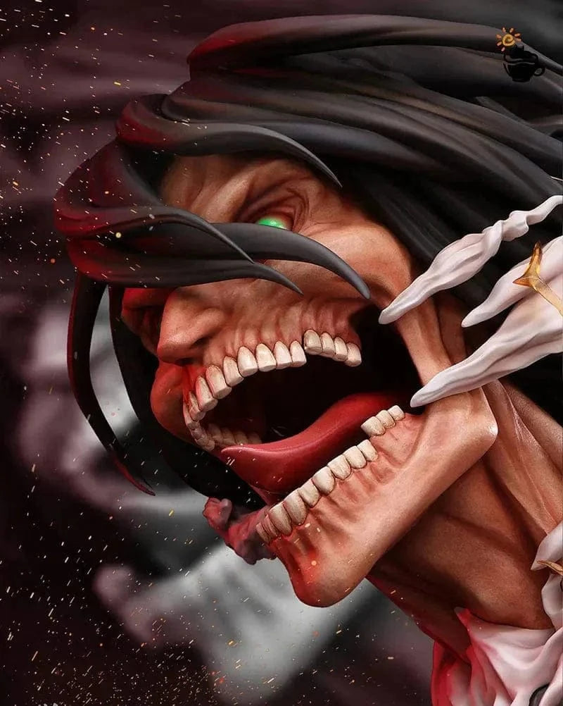 Figurine Édition Limitée en Resine Eren Titan Saison 4