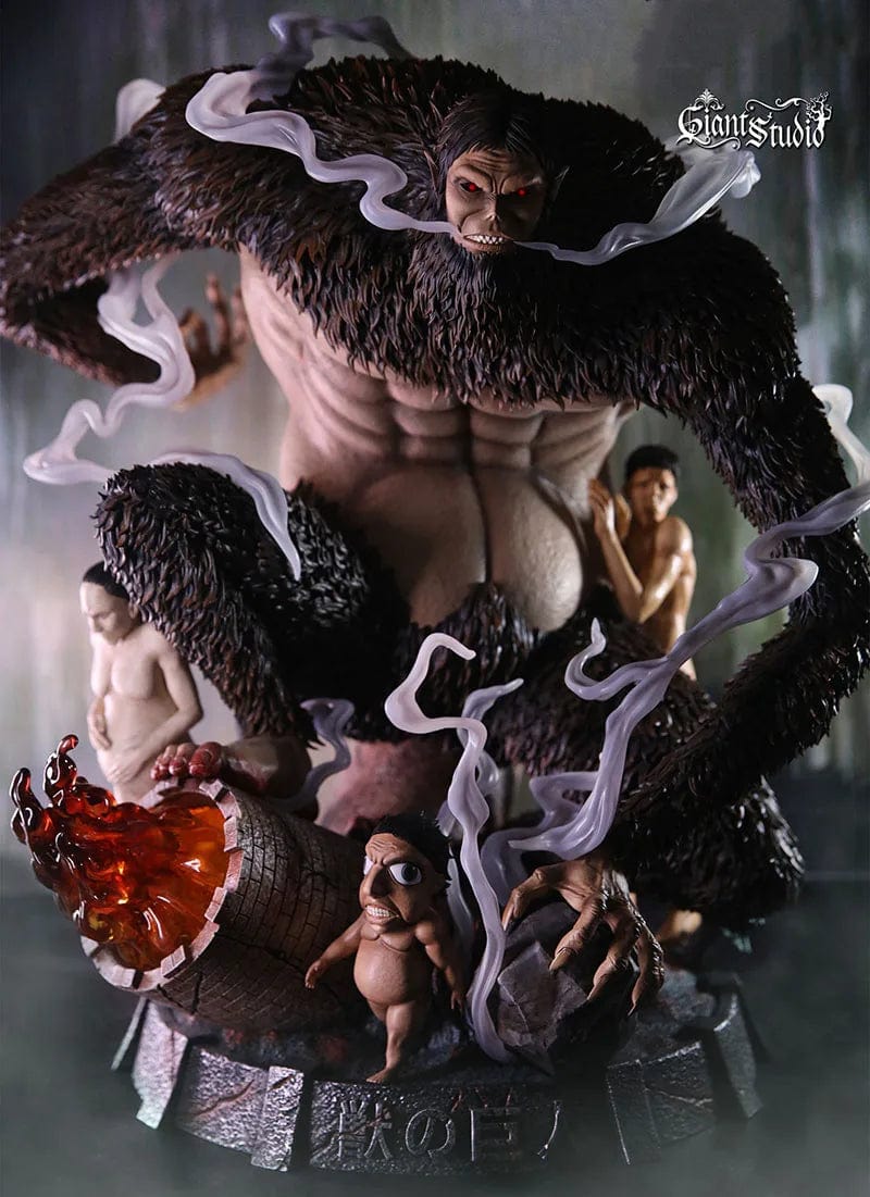 Figurine Édition Limitée en Resine Titan Bestial Stickers Mania