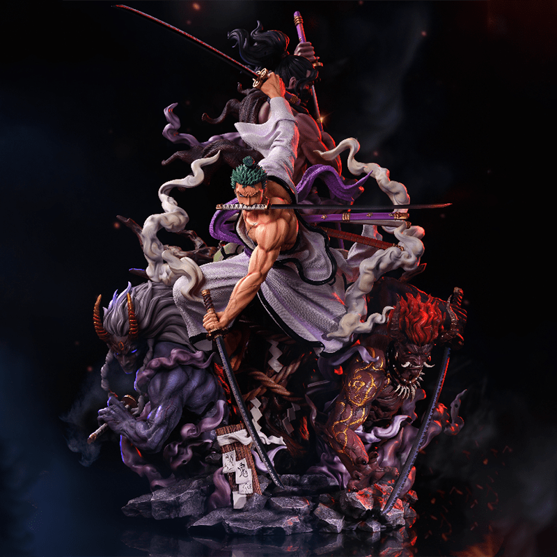 Figurine Edition Limitée en Resine Zoro Stickers Mania