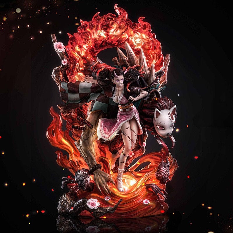 Figurine Lumineuse Collector en Resine Nezuko Stickers Mania