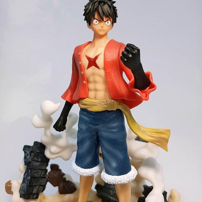 Figurine One Piece Luffy 25 cm Stickers Mania