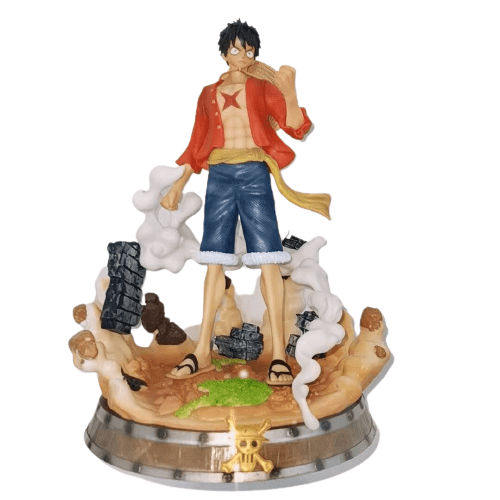 Figurine One Piece Luffy 25 cm Stickers Mania