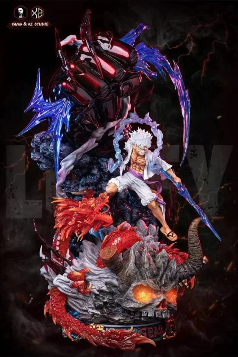 Figurine One Piece Luffy Gear 5 en Résine Stickers Mania