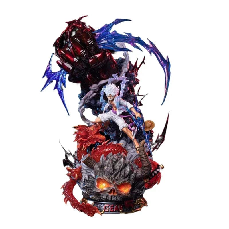 Figurine One Piece Luffy Gear 5 en Résine Stickers Mania