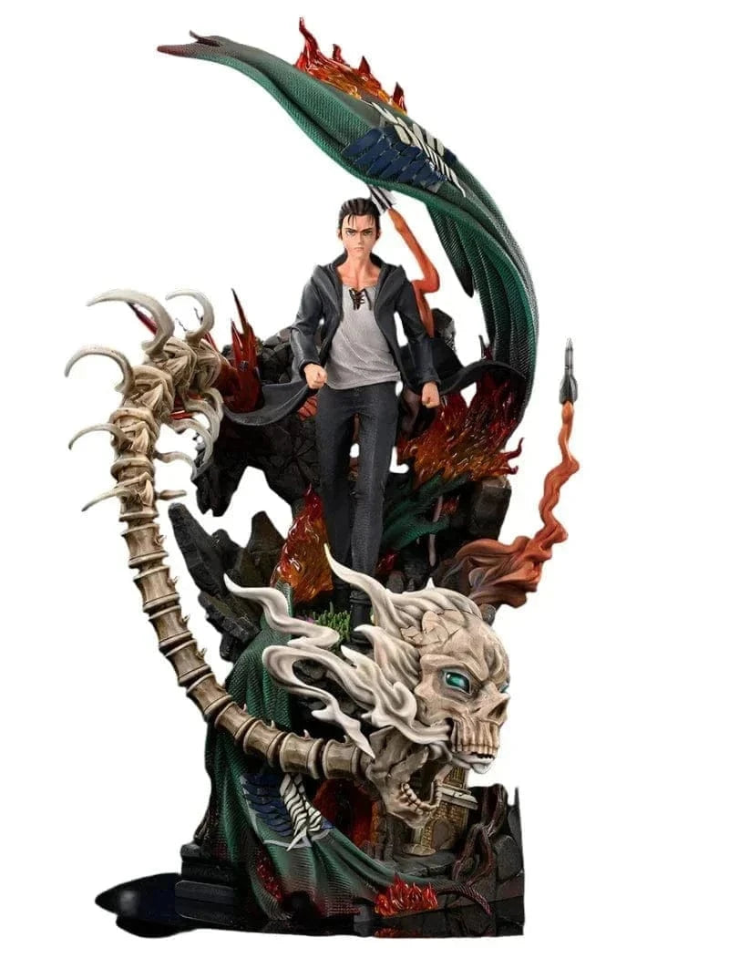 Figurine SNK en Résine Eren Titan Originel Royaume Manga