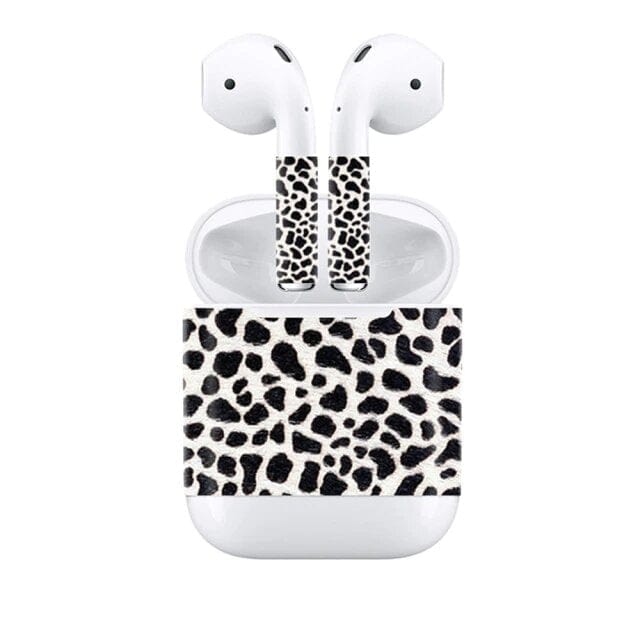 Stickers Airpods Léopard Blanc Stickers Mania