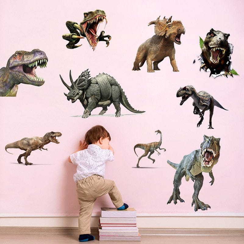 Stickers Chambre Garçon Dinosaures Géants Stickers Mania