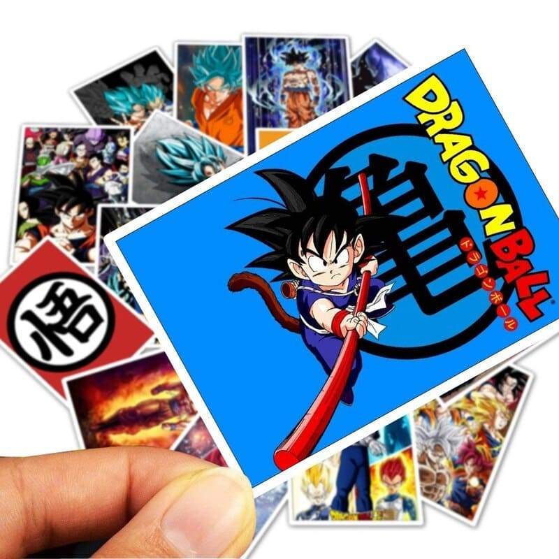 Stickers Dragon Ball Rectangle Stickers Mania