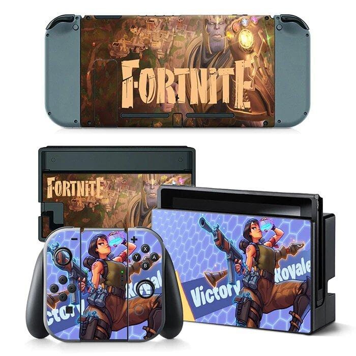 Stickers Nintendo Switch Fortnite Gold Édition Stickers Mania