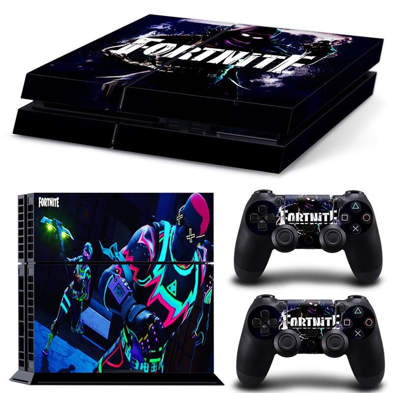 Stickers PS4 Fortnite Noir Stickers Mania